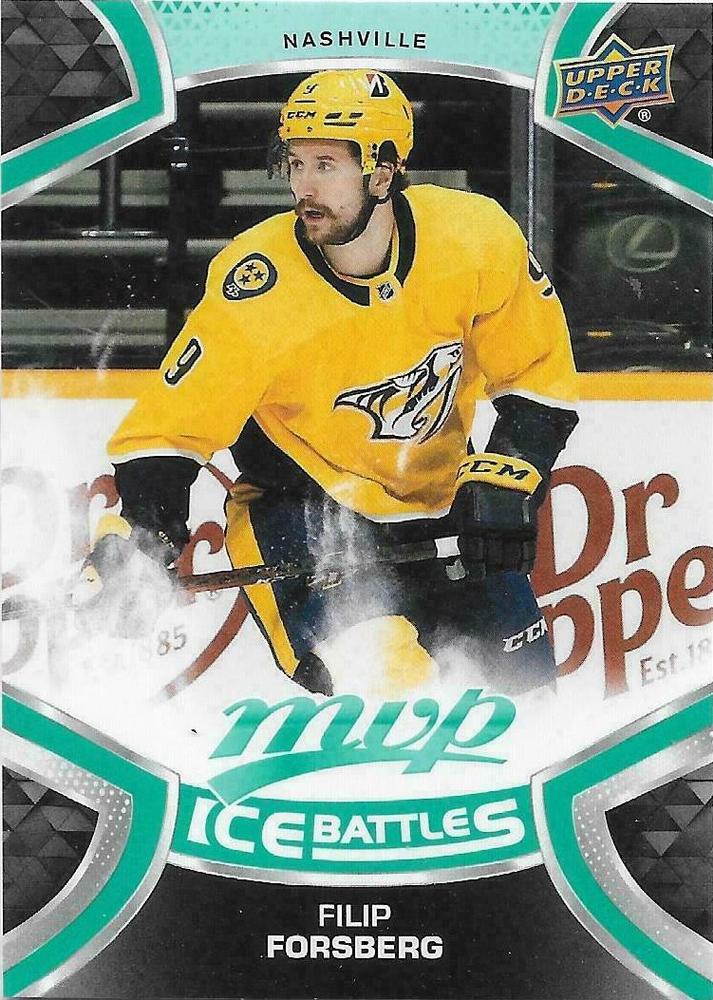 Filip Forsberg #184 Nashville Predators | 2021-22 Upper Deck MVP Ice Battles
