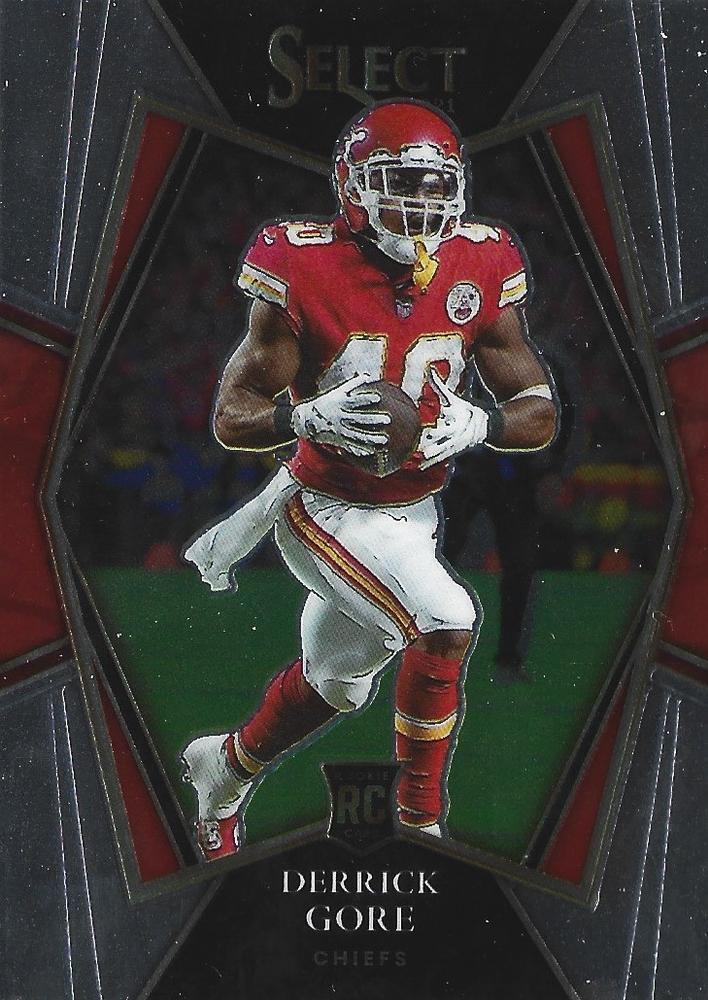 Derrick Gore #184 Kansas City Chiefs | 2021 Panini Select |  | NFL Football
