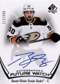 Benoit-Olivier Groulx #184 Anaheim Ducks | 2021-22 SP Authentic