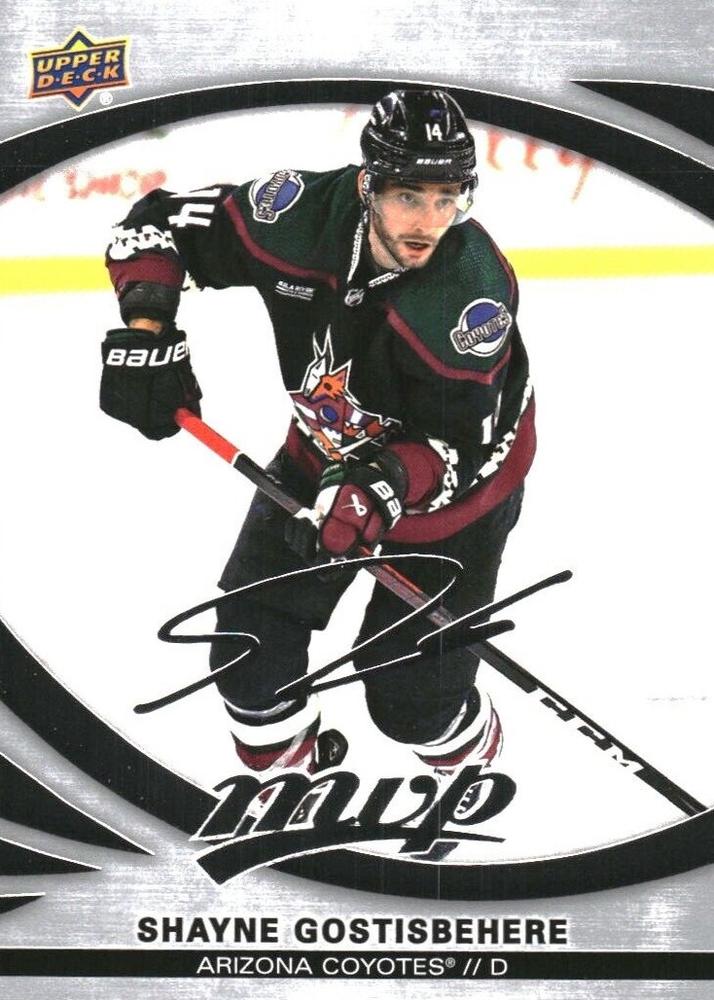 Shayne Gostisbehere #184 Arizona Coyotes | 2023-24 Upper Deck MVP Silver Script