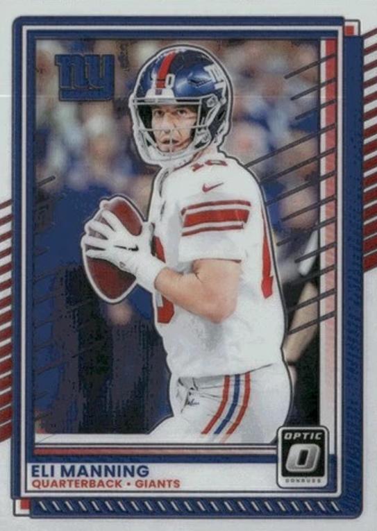 Eli Manning #184 New York Giants | 2025 Donruss Optic | NFL Football