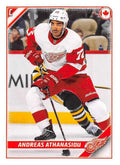 Andreas Athanasiou #185 Detroit Red Wings | 2019-20 Topps NHL Sticker Collection