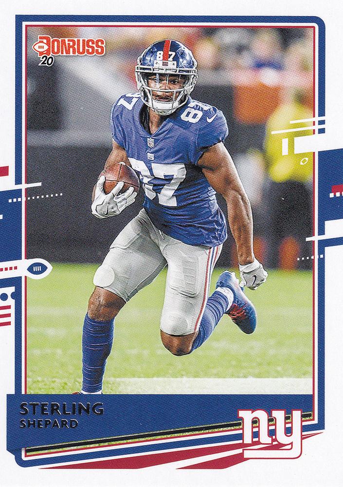 Sterling Shepard #185 New York Giants | 2020 Panini Donruss | NFL Football