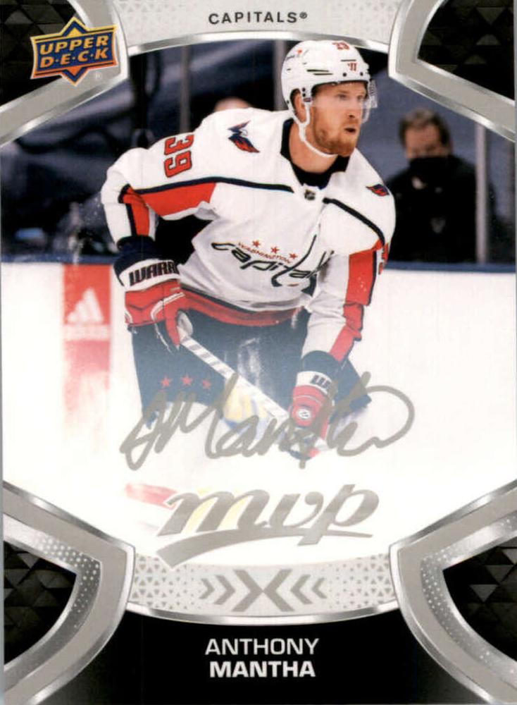 Anthony Mantha #185 Washington Capitals | 2021-22 Upper Deck MVP Silver Script