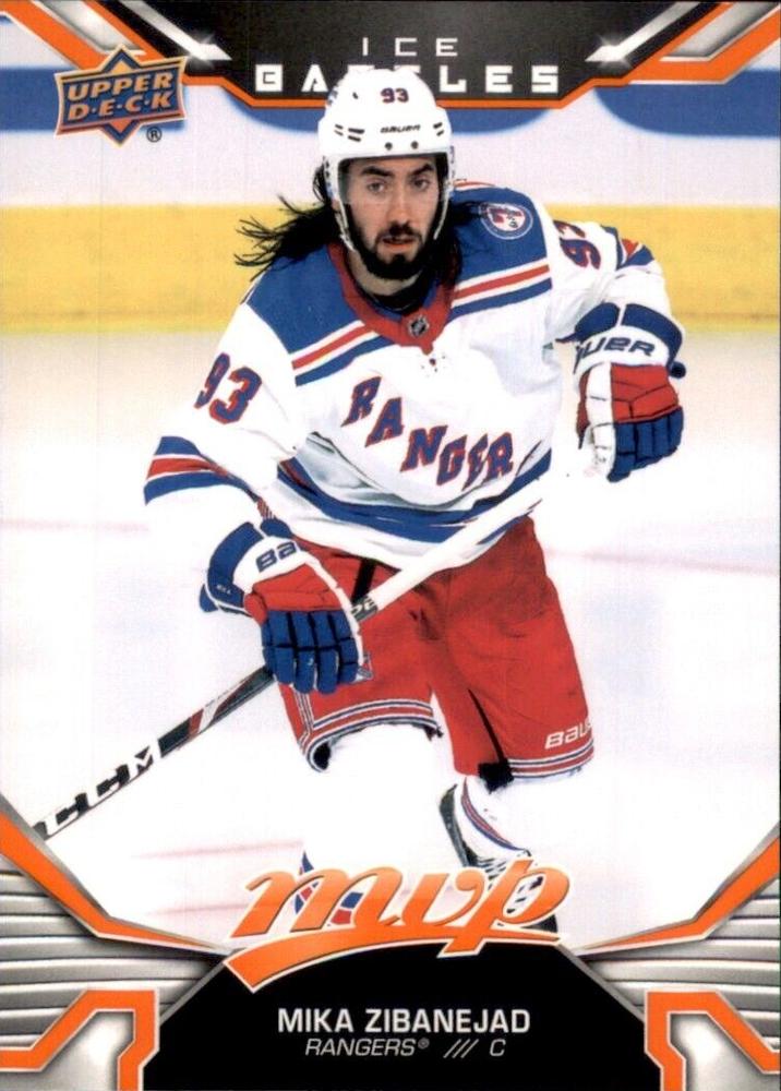 Mika Zibanejad #185 New York Rangers | 2022-23 Upper Deck MVP Ice Battles