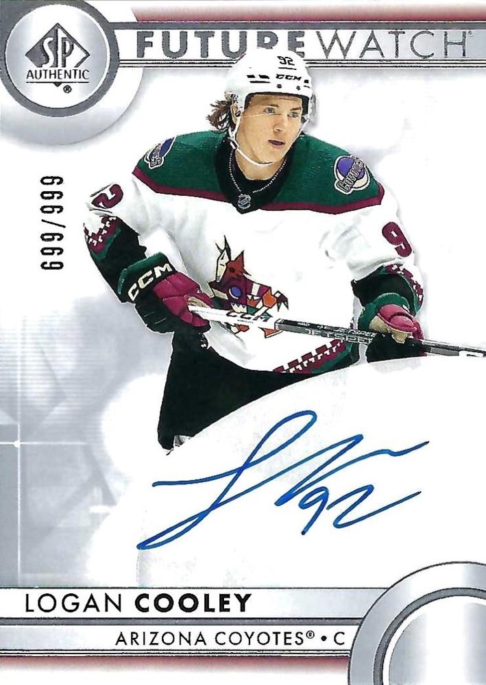Logan Cooley #185 Arizona Coyotes | 2023-24 SP Authentic