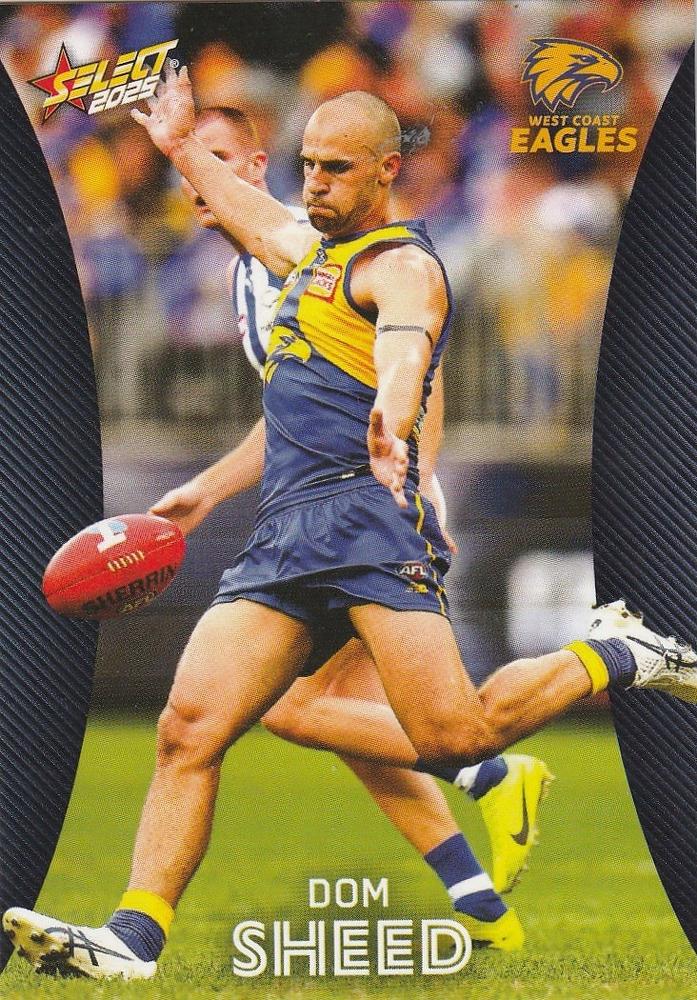 Dom Sheed #185 West Coast Eagles | 2025 Select AFL Footy Stars