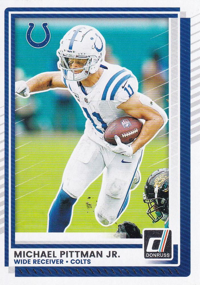 Michael Pittman Jr. #185 Indianapolis Colts | 2025 Donruss | NFL Football