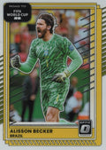 Alisson Becker #185 Brazil | 2025-26 Donruss Road to FIFA World Cup Optic Parallel