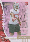 Dre Greenlaw #186 San Francisco 49ers | 2019 Panini Absolute |  | NFL Football