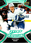 Brayden Point #186 Tampa Bay Lightning | 2021-22 Upper Deck MVP Ice Battles