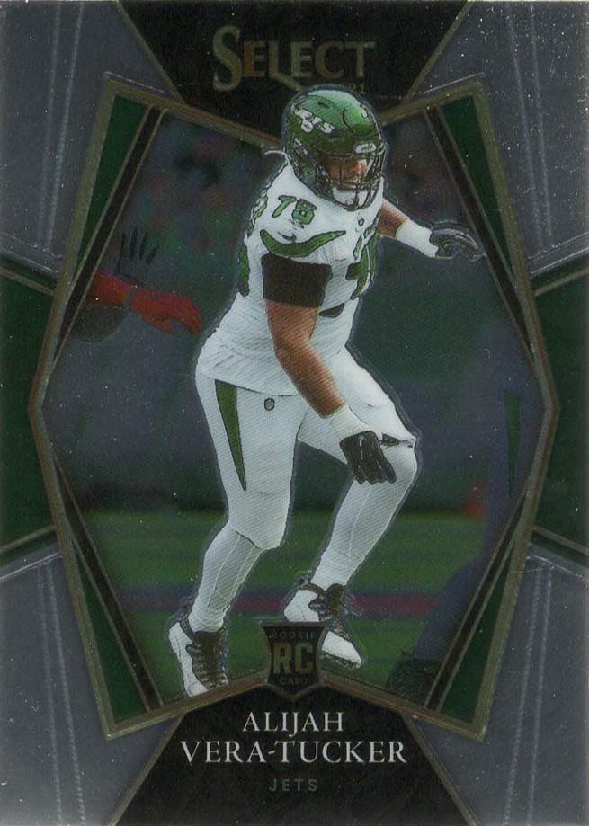 Alijah Vera-Tucker #186 New York Jets | 2021 Panini Select |  | NFL Football