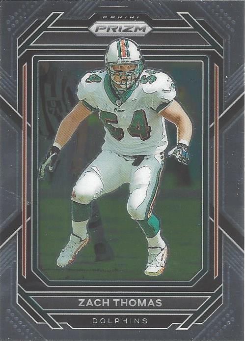 Zach Thomas #186 Miami Dolphins | 2022 Panini Prizm | NFL Football