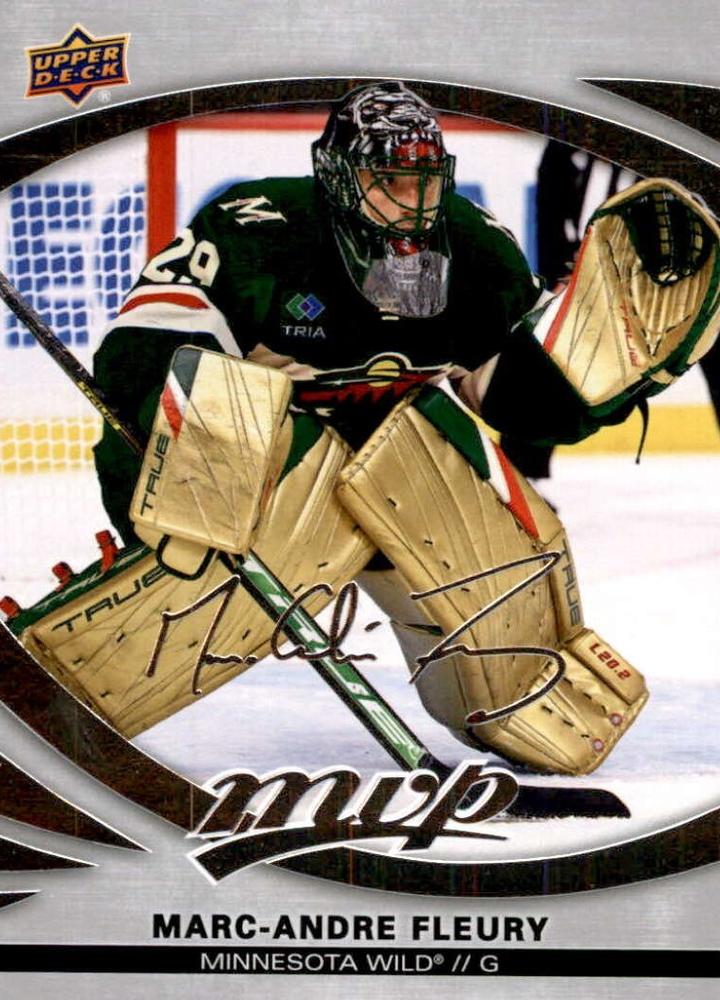 Marc-Andre Fleury #186 Minnesota Wild | 2023-24 Upper Deck MVP Silver Script