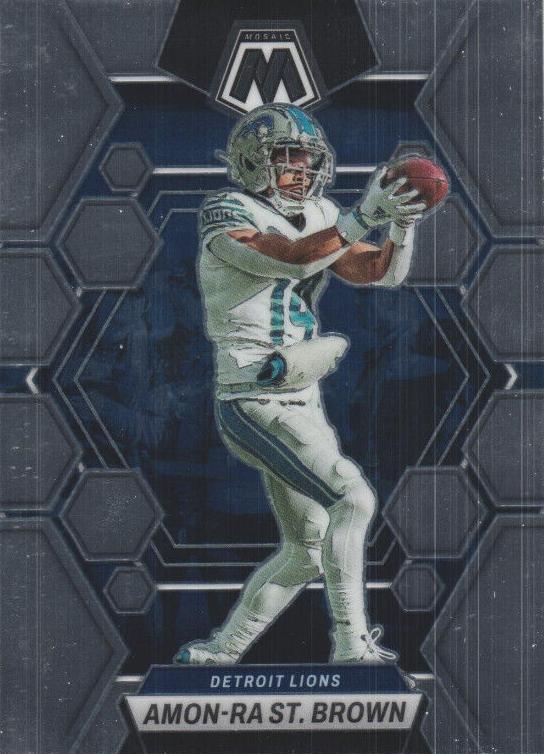 Amon-Ra St. Brown #186 Detroit Lions | 2023 Panini Mosaic | NFL Football