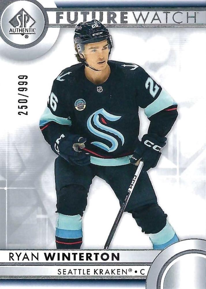 Ryan Winterton #186 Seattle Kraken | 2023-24 SP Authentic