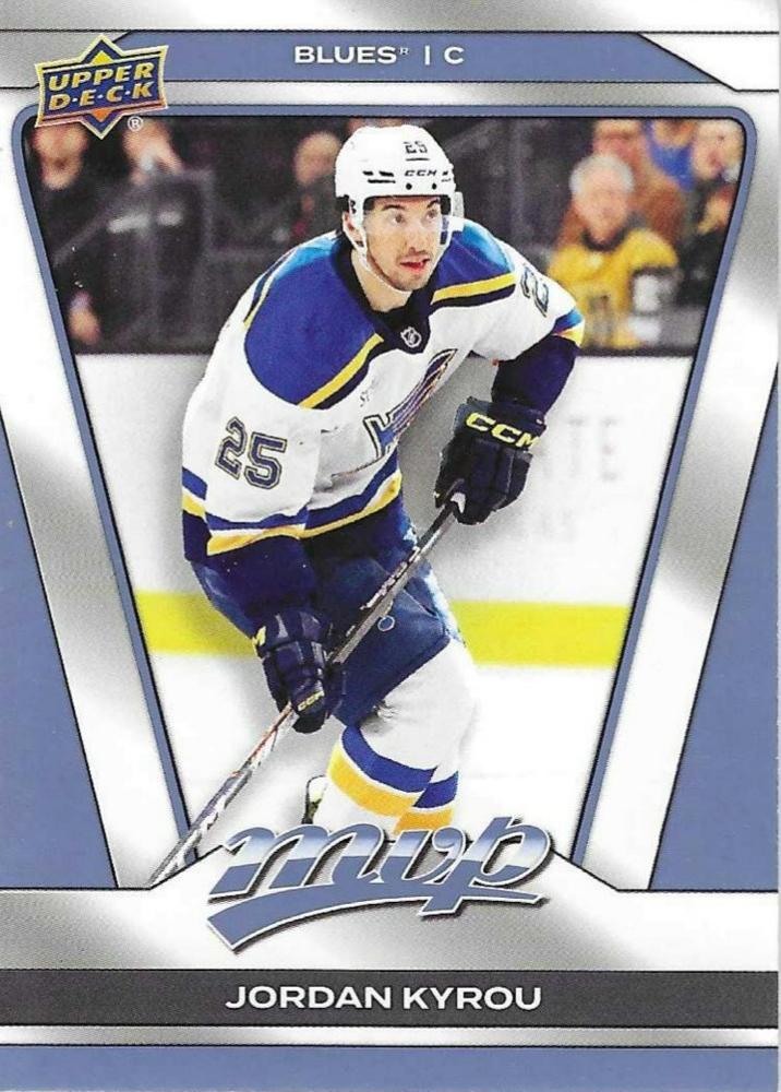 Jordan Kyrou #186 St. Louis Blues | 2025-26 Upper Deck MVP