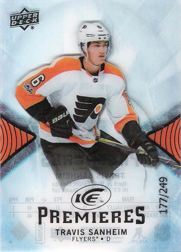 Travis Sanheim #187 Philadelphia Flyers | 2017-18 Upper Deck Ice