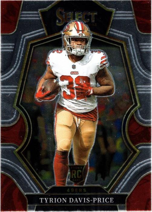 Tyrion Davis-Price #187 San Francisco 49ers | 2022 Panini Select | NFL Football