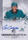Ethan Cardwell #187 San Jose Sharks | 2024-25 SP Authentic