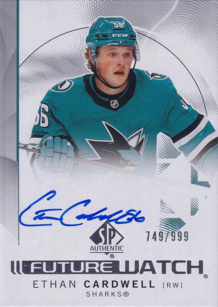 Ethan Cardwell #187 San Jose Sharks | 2024-25 SP Authentic