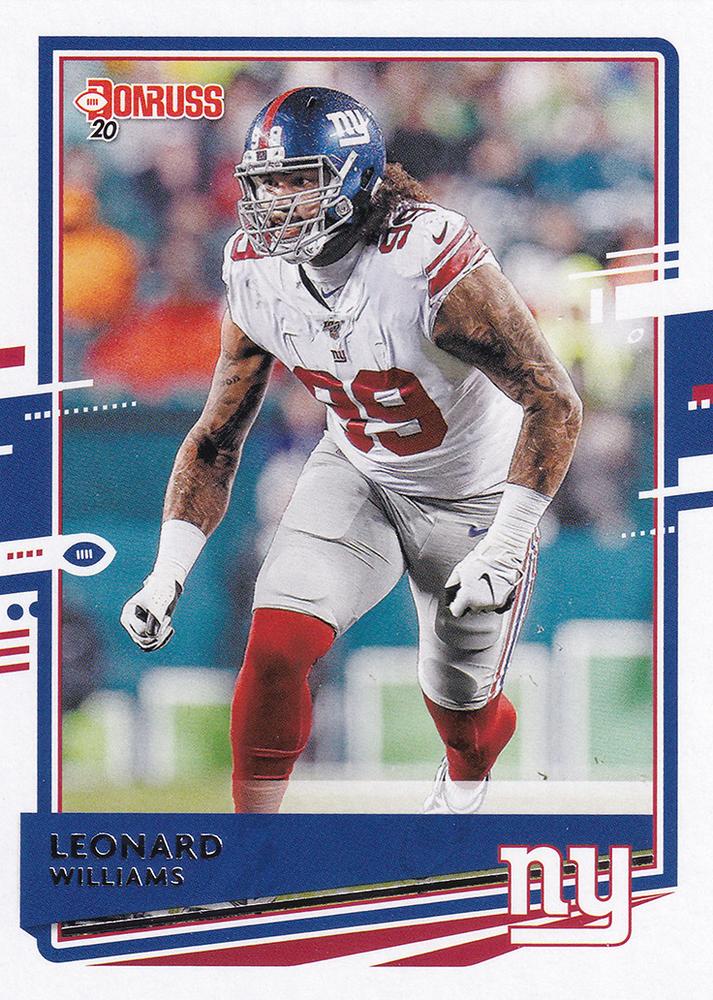 Leonard Williams #188 New York Giants | 2020 Panini Donruss | NFL Football