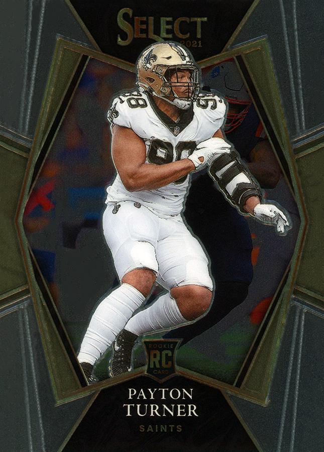Payton Turner #188 New Orleans Saints | 2021 Panini Select |  | NFL Football