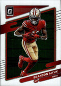 Brandon Aiyuk #189 San Francisco 49ers | 2021 Donruss Optic | NFL Football
