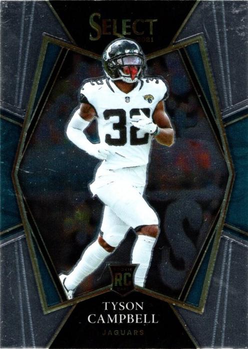 Tyson Campbell #189 Jacksonville Jaguars | 2021 Panini Select |  | NFL Football
