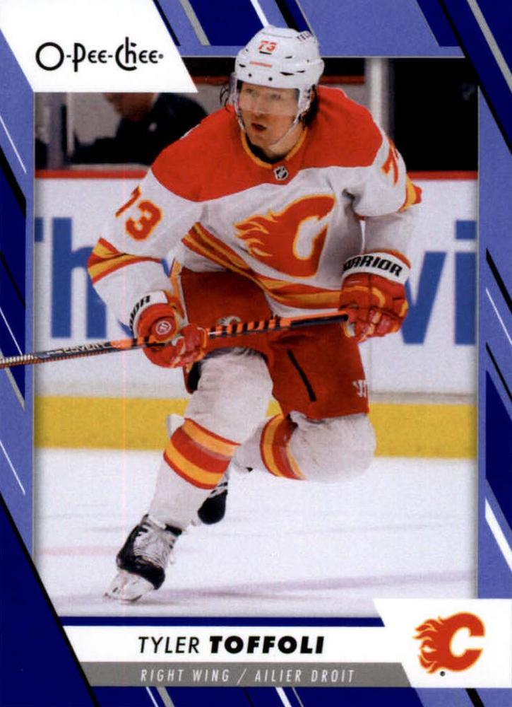 Tyler Toffoli #189 Calgary Flames | 2023-24 O-Pee-Chee Blue Border