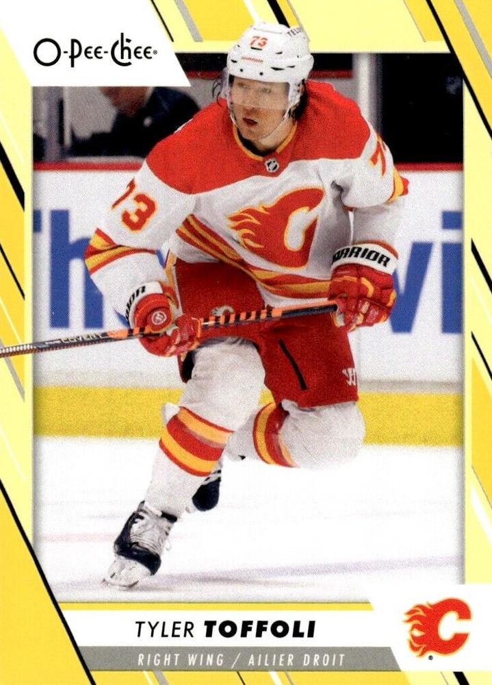 Tyler Toffoli #189 Calgary Flames | 2023-24 O-Pee-Chee Yellow Border