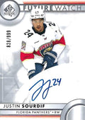 Justin Sourdif #189 Florida Panthers | 2023-24 SP Authentic