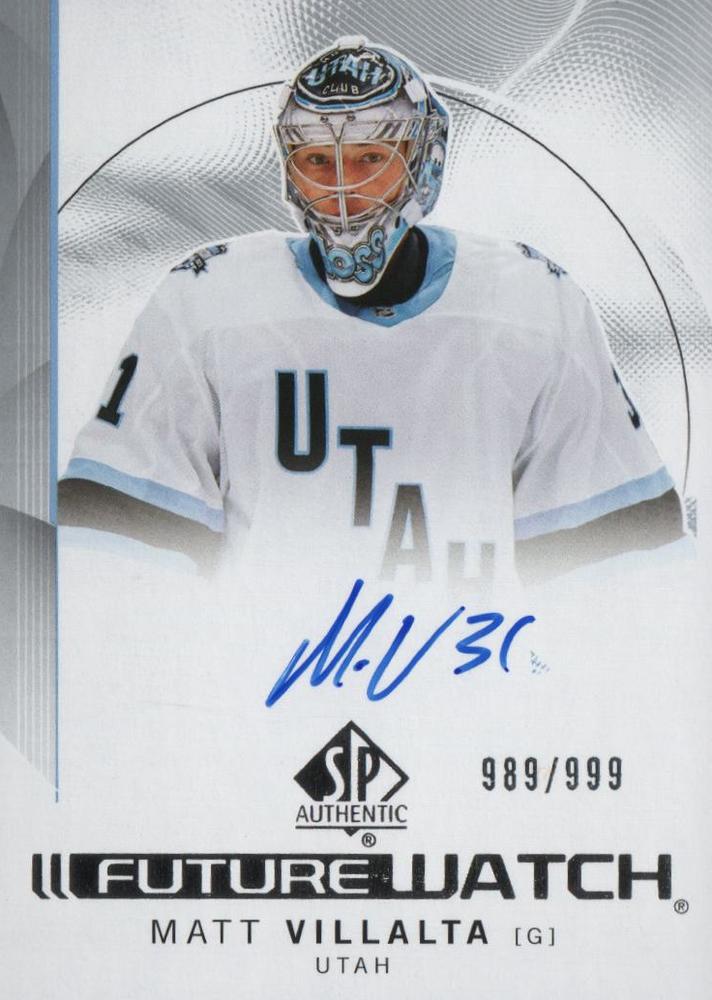 Matt Villalta #189 Utah Hockey Club | 2024-25 SP Authentic