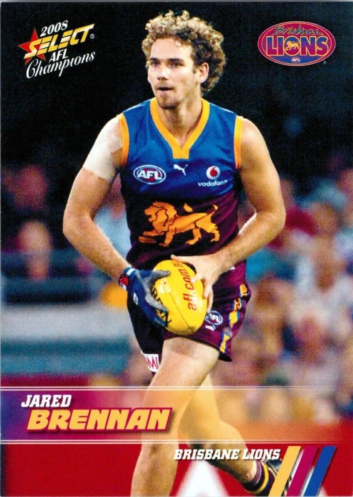 Jared Brennan #18 Brisbane Lions | 2008 Select AFL Champions