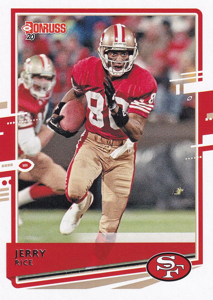 Jerry Rice #18 San Francisco 49ers | 2020 Panini Donruss | NFL Football