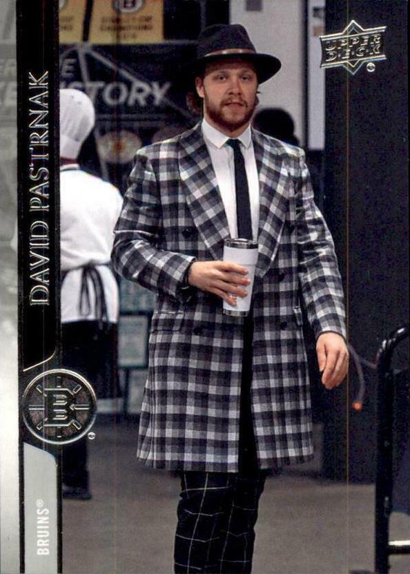 David Pastrnak #18 Boston Bruins | 2020-21 Upper Deck