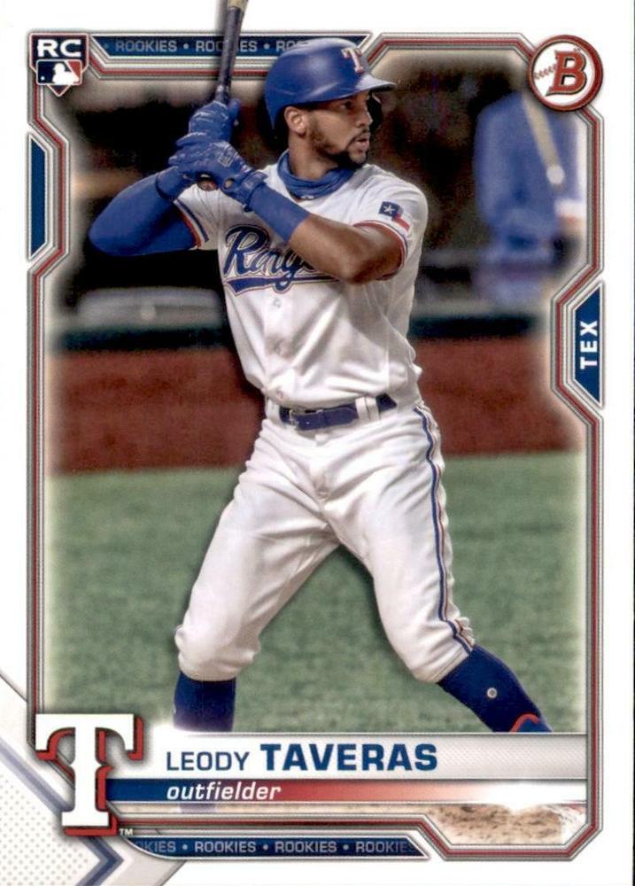 Leody Taveras #18 Texas Rangers | 2021 Bowman