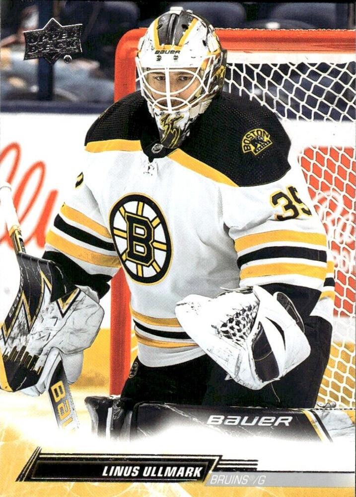 Linus Ullmark #18 Boston Bruins | 2022-23 Upper Deck