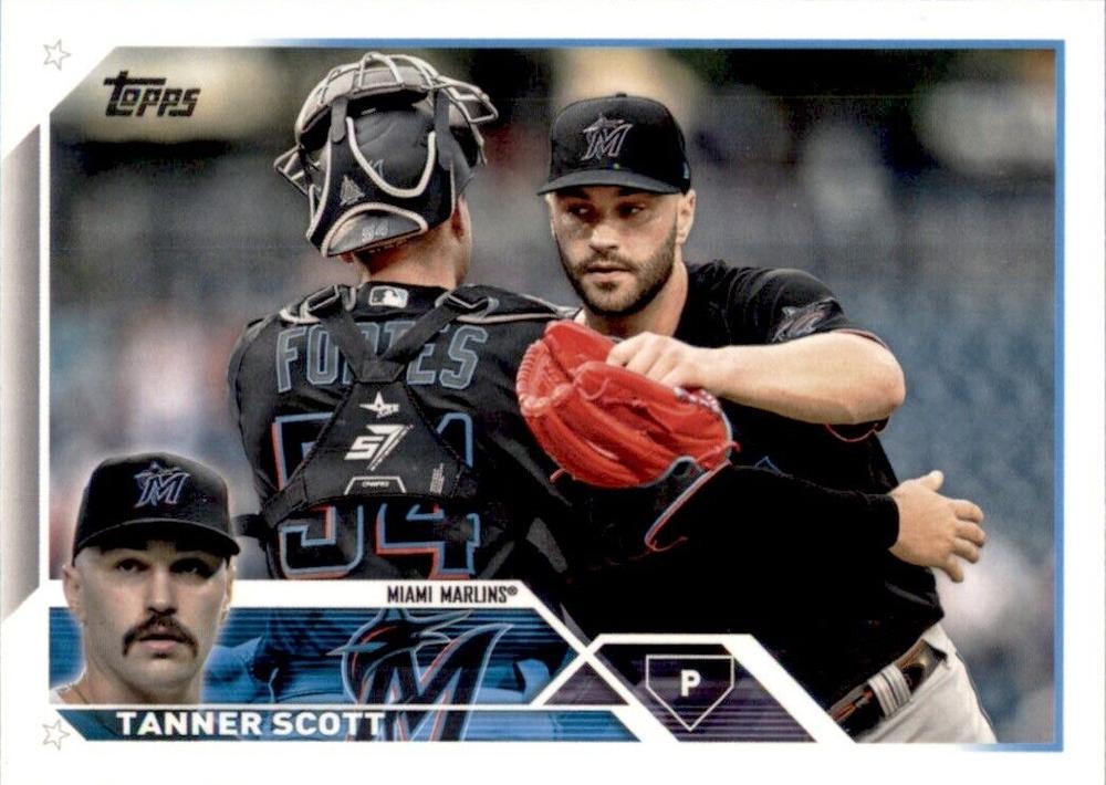 Tanner Scott #18 Miami Marlins | 2023 Topps