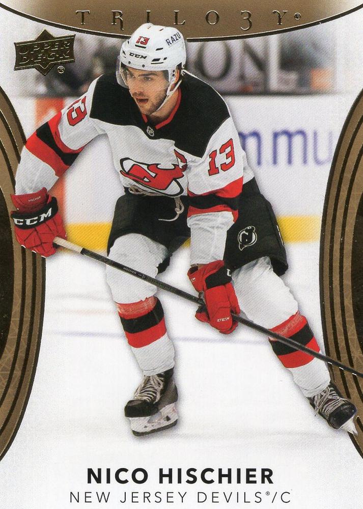 Nico Hischier #18 New Jersey Devils | 2022-23 Upper Deck Trilogy