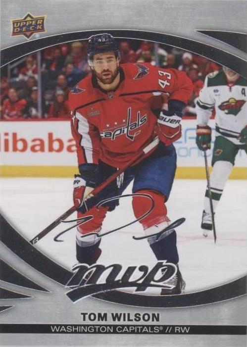 Tom Wilson #18 Washington Capitals | 2023-24 Upper Deck MVP Silver Script