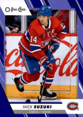 Nick Suzuki #18 Montreal Canadiens | 2023-24 O-Pee-Chee Blue Border