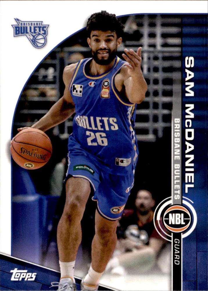 Sam McDaniel #18 Brisbane Bullets | 2023-24 Topps NBL