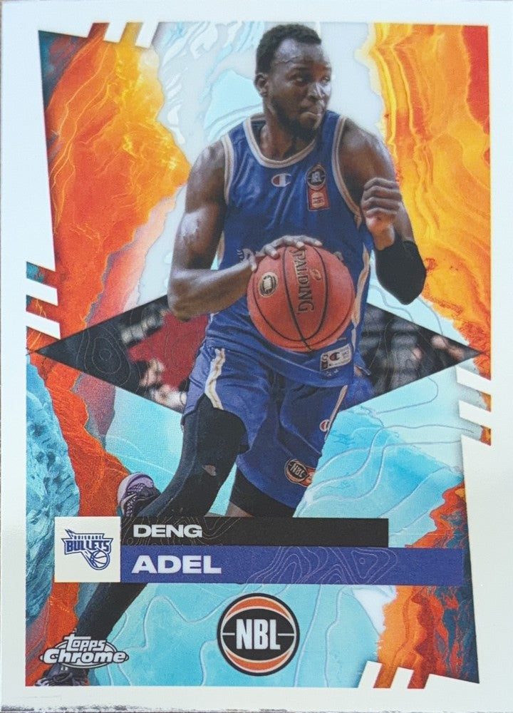 Deng Adel #18 Brisbane Bullets | 2024-25 Topps Chrome NBL (front)