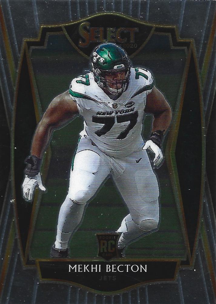 Mekhi Becton #190 New York Jets | 2020 Panini Select |  | NFL Football