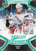 Adam Fox #190 New York Rangers | 2021-22 Upper Deck MVP Ice Battles