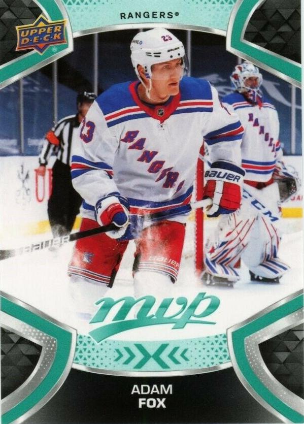 Adam Fox #190 New York Rangers | 2021-22 Upper Deck MVP