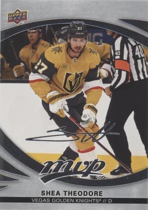 Shea Theodore #190 Vegas Golden Knights | 2023-24 Upper Deck MVP Silver Script