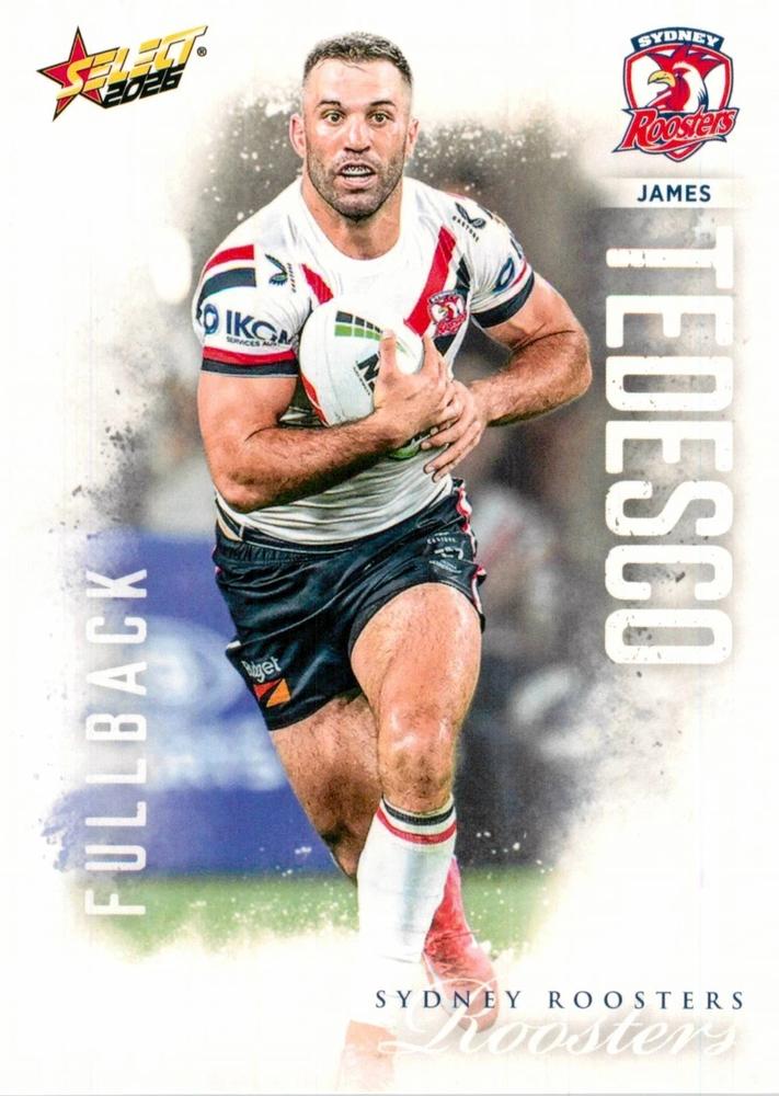 James Tedesco #190 Sydney Roosters | 2026 Select NRL League Heroes