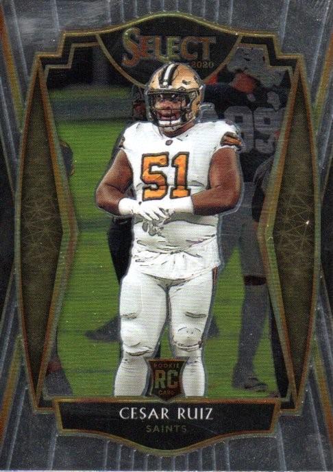 Cesar Ruiz #191 New Orleans Saints | 2020 Panini Select |  | NFL Football